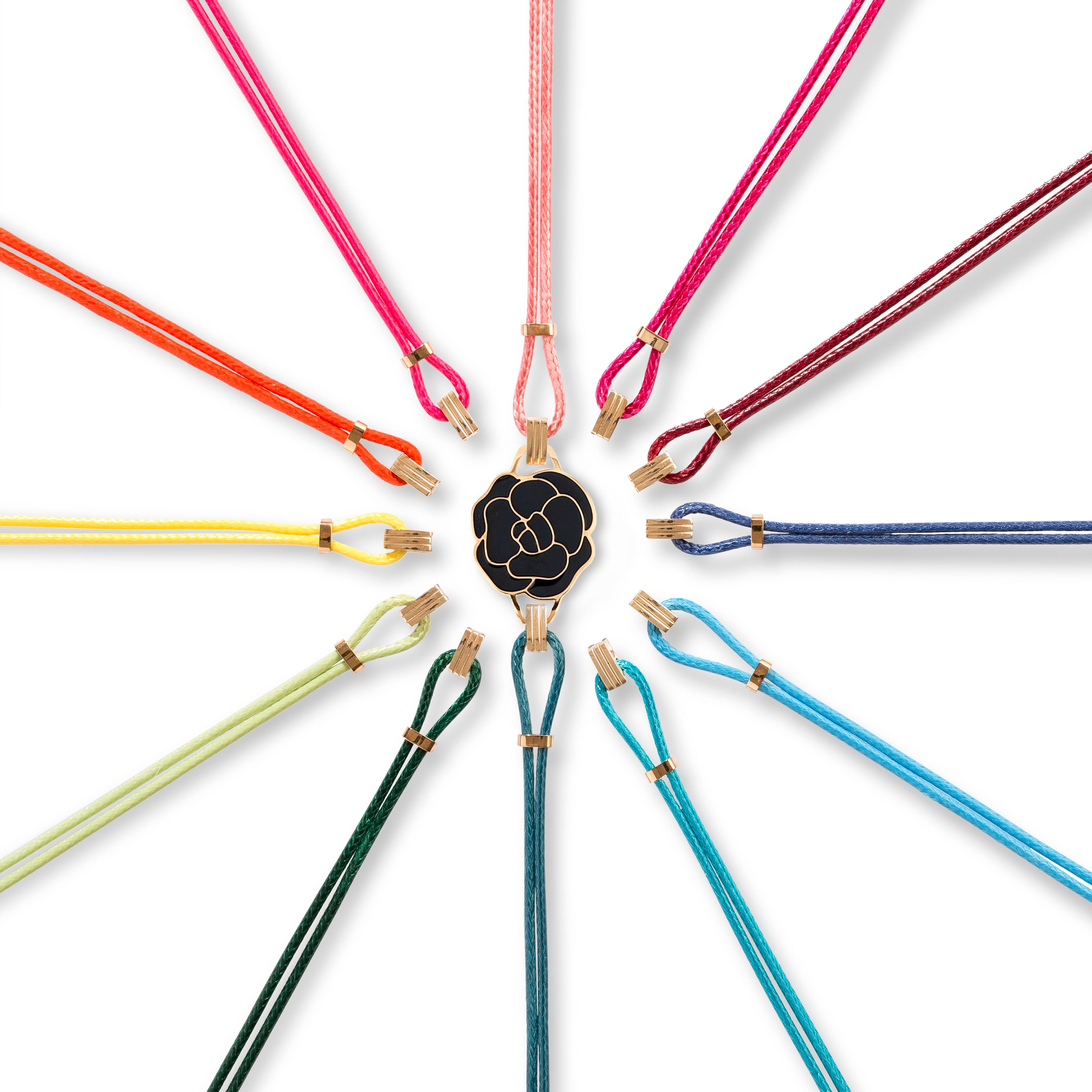 all-groups Bracelet fleur de Gardenia sur cordons interchangeables