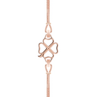 trèfle or rose chaine bijou 2D