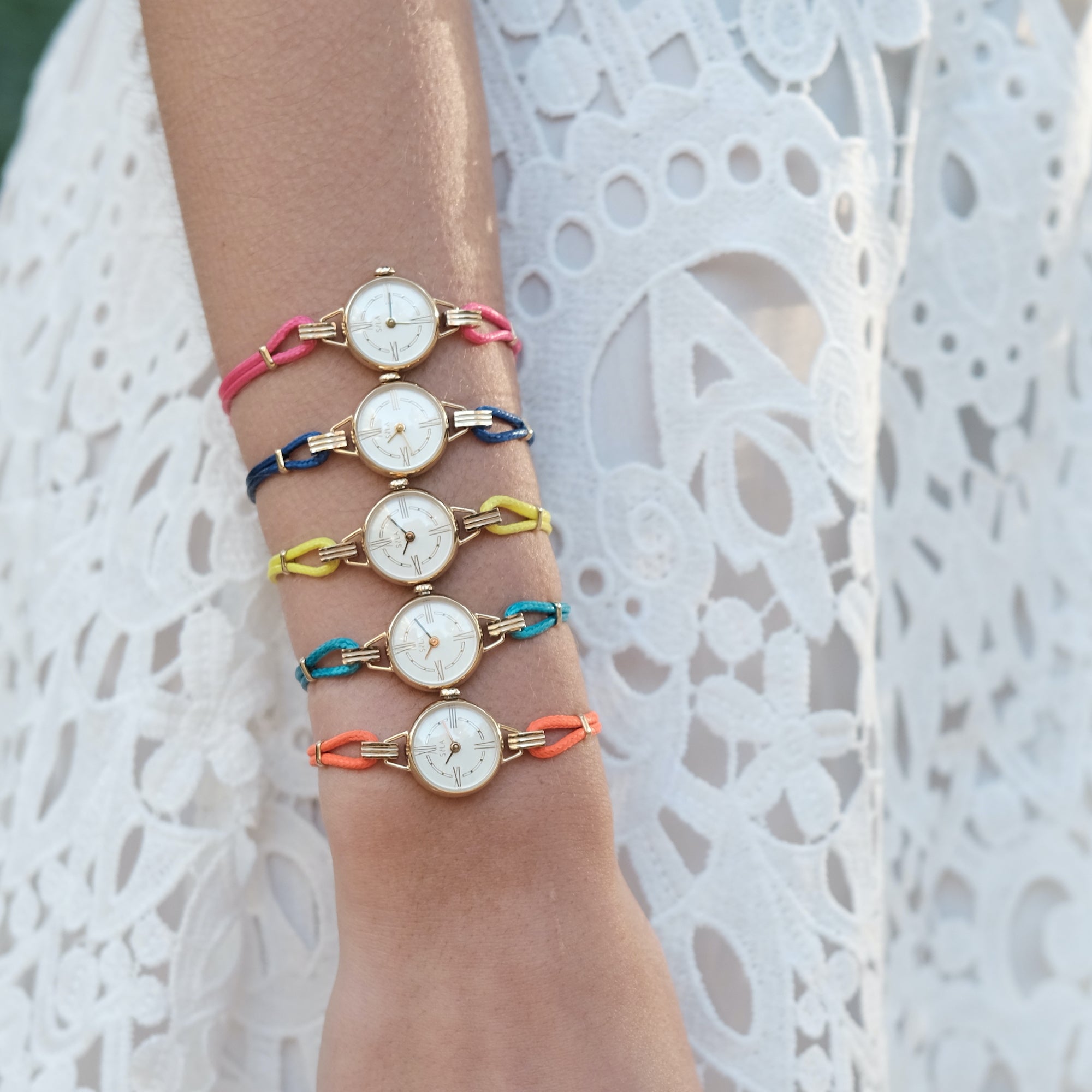 Bracelet Tissu Montre Femme Montre Foulard Femme Bracelet Tissu